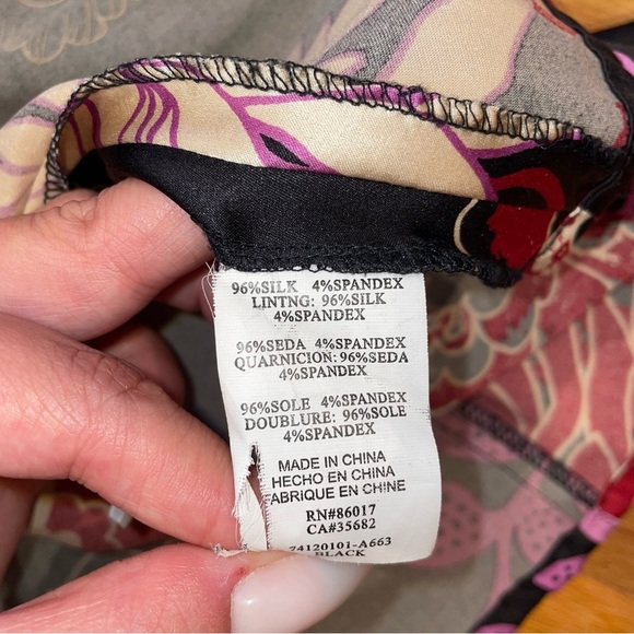 Bebe Strapless Y2K Silk Dress Size Small - Picture 4 of 10